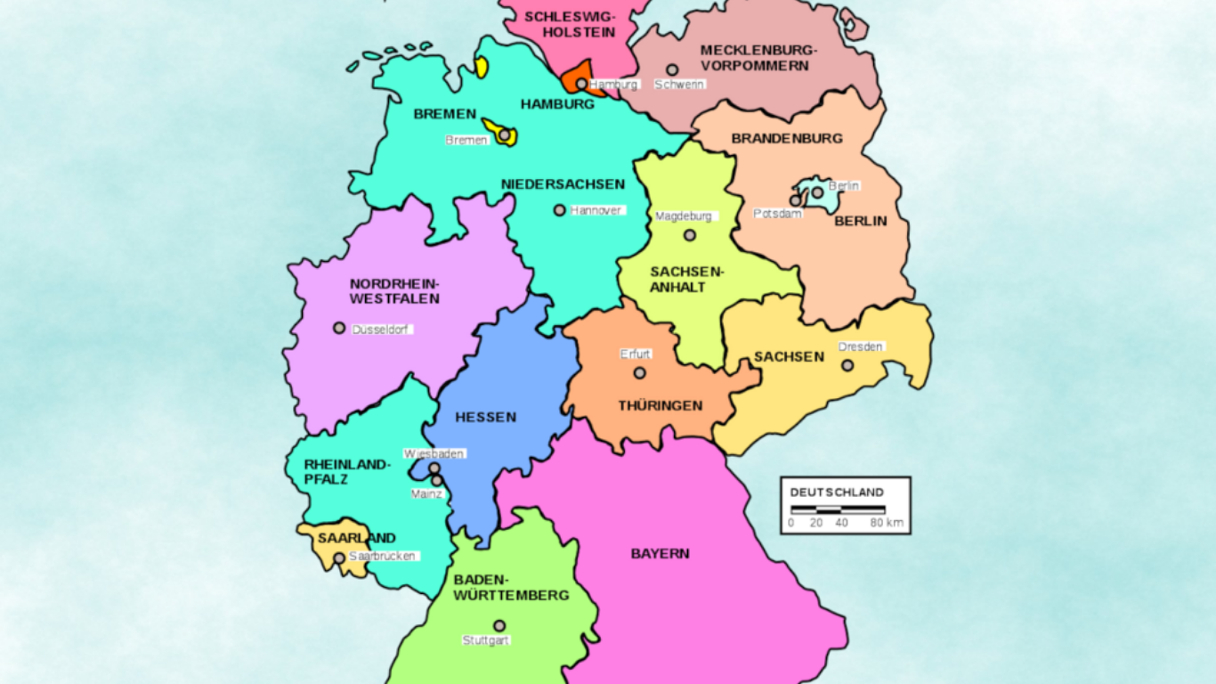 Bundesländer und Hauptstädte